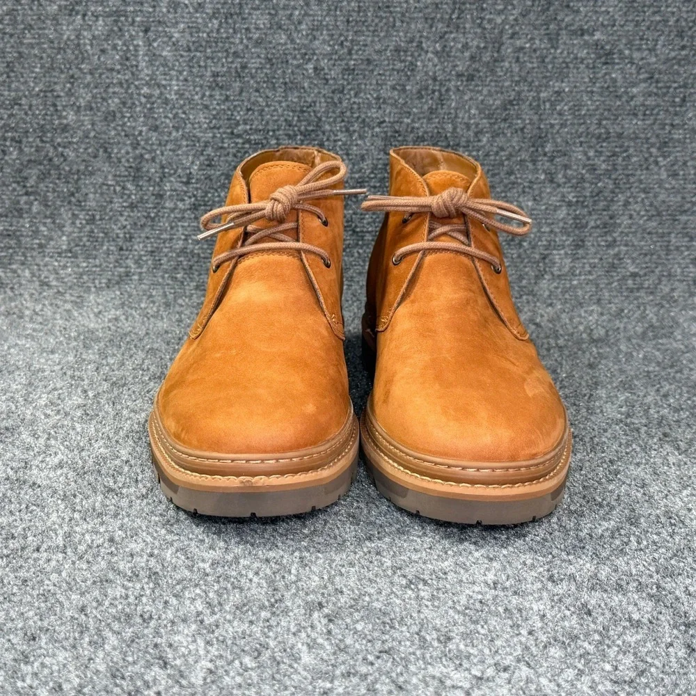 Timberland Port Union Chukka Boots Men's 9 Brown Leather Waterproof Classic Shoe
